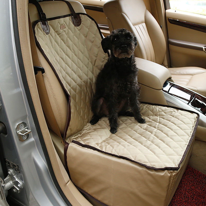 Front Row Single Seat Pet Car Mat With Thickened Waterproof Pad For Dog Car