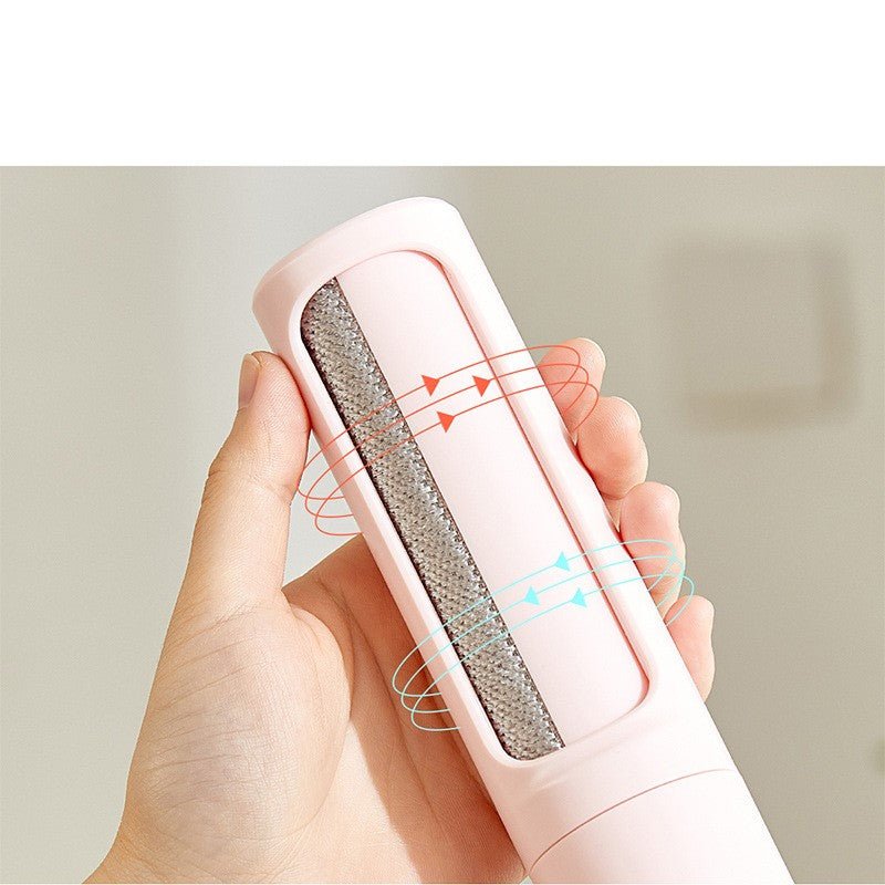2 - 1 Reusable Pet Hair Remover Brush Lint Roller Portable Effective Self Cleaning Tool for Cat Dog Fur Hair Dust Removal Brush - My CTC Pet Store