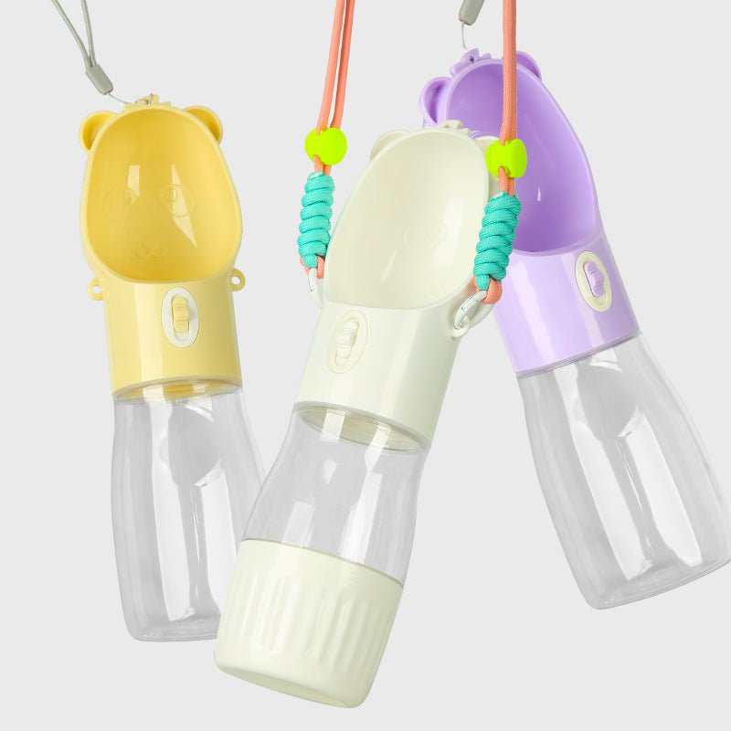 2 In 1 Portable Dog Water Bottle For Small Big Dogs Cat Outdoor - My CTC Pet Store