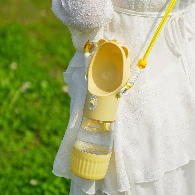 2 In 1 Portable Dog Water Bottle For Small Big Dogs Cat Outdoor - My CTC Pet Store