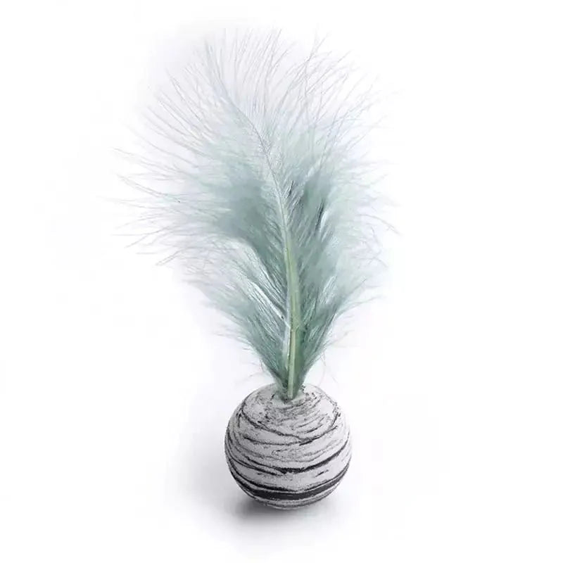Cat Toy Feather Ball to get your cat healthy