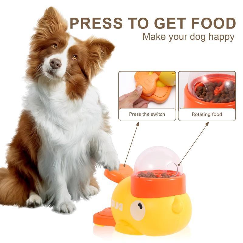 Dog Puzzle Feeder Interactive Pet Food Treat Dispenser Cartoon Duck - My CTC Pet Store