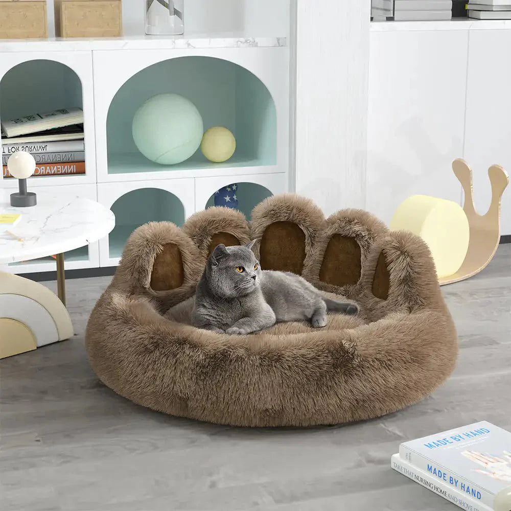Long Plush Cat Bed, that makes your cat happy