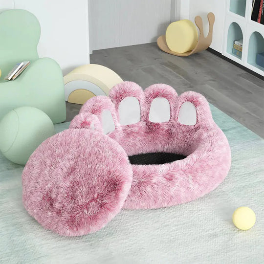 Long Plush Cat Bed, that makes your cat happy