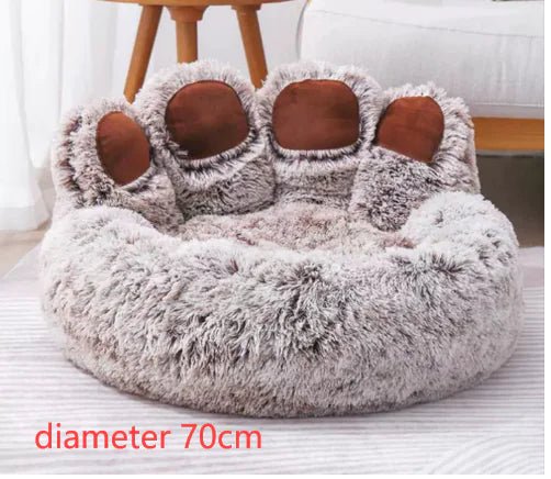 Long Plush Cat Bed, that makes your cat happy