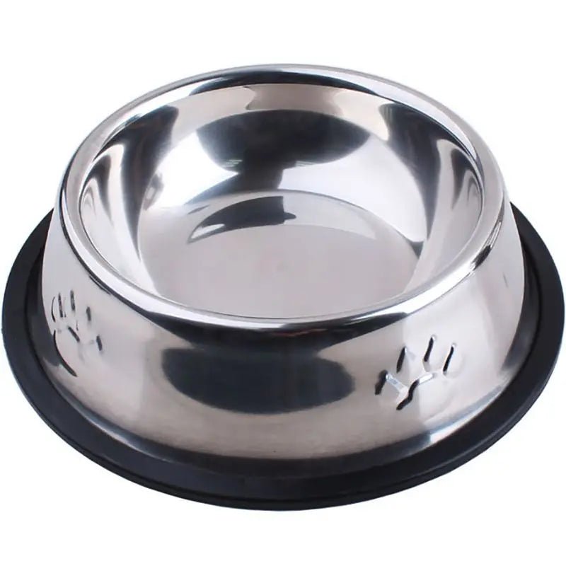 Paw Stainless Steel Pet Dog Bowl Feeder Skidproof Anti - Ant Shape Cat Dog Bowls Food Accessories Pet Supplies 6 Sizes - My CTC Pet Store