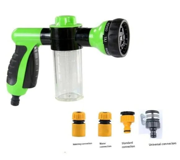 2-in-1 Pet Grooming Combo: High-Pressure Shower Sprayer with Brush and Comb