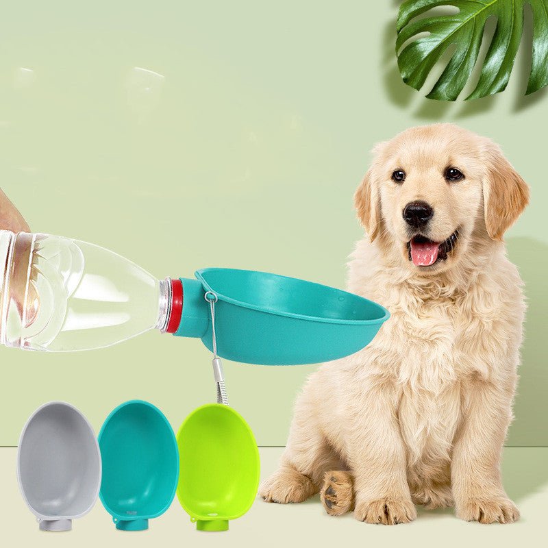 Portable Dog Drinking Bowl Outdoor Water Feeding Pet Outside Water Cup - My CTC Pet Store