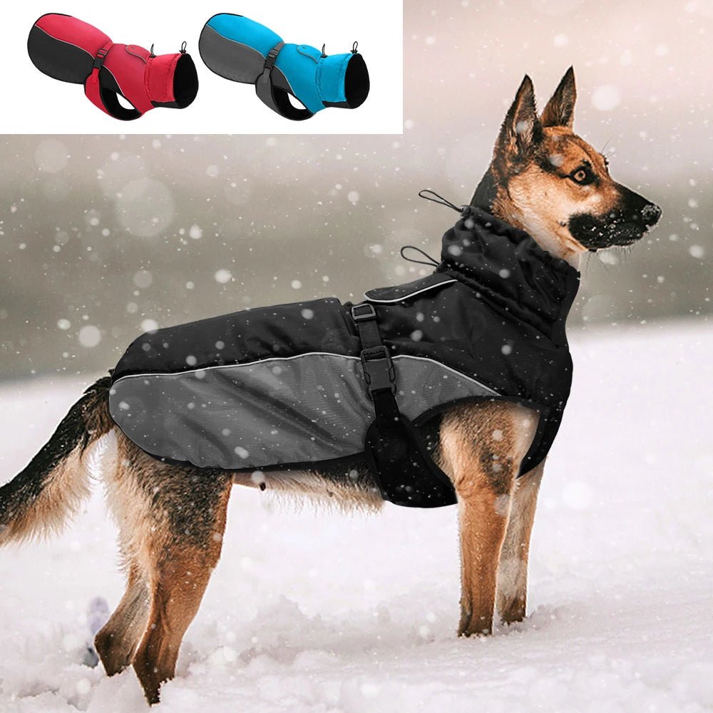 Waterproof Big Dog Clothes Warm Large Dog Coat Jacket Reflective Raincoat Clothing for Medium Large Dogs French Bulldog XL - 6XL - My CTC Pet Store