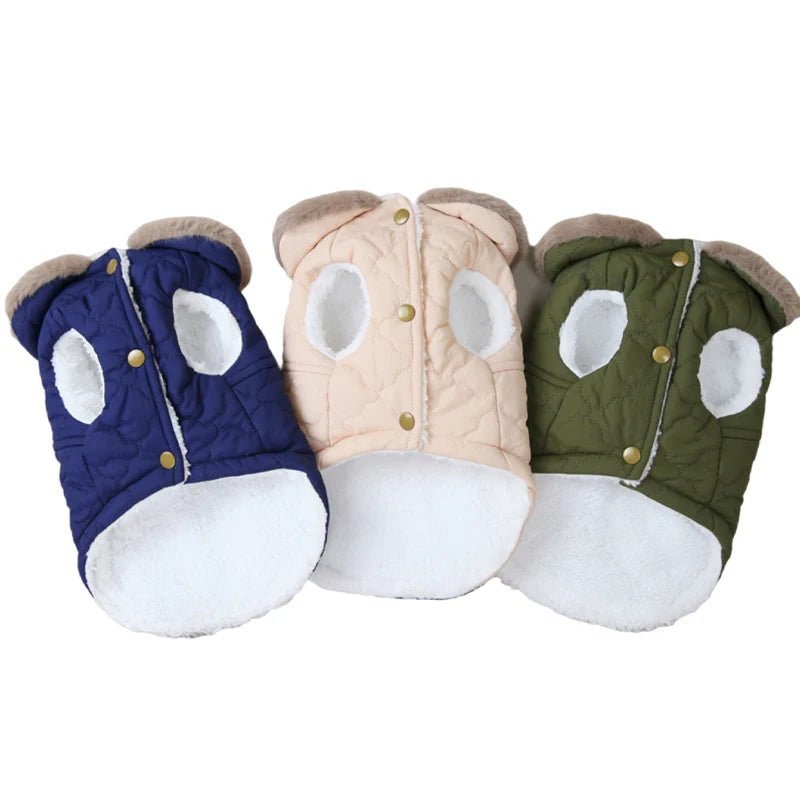 Waterproof Warm Dog Clothes for Small Medium Dogs Coat Puppy Outfit Vest Chihuahua French Bulldog Pug Costume Jacket Pet Supplie - My CTC Pet Store